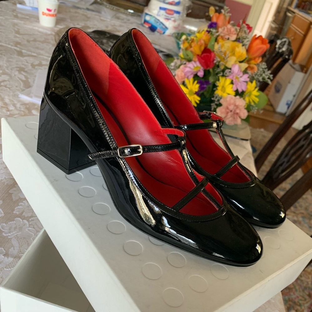 Khaite Fawn Patent Leather Pumps